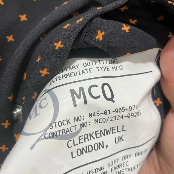 Alexander McQueen cargo reversible jacket